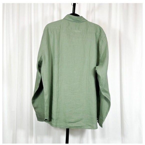 J.Crew NWT Sz XXL Classic Faded Bluegrass Linen Cotton Button Down Shirt - Picture 5 of 9